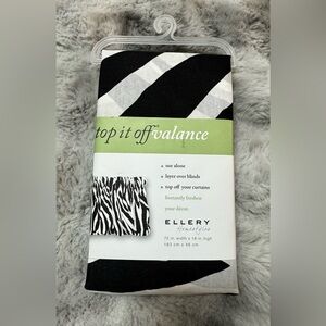 Ellery Zebra Print Valance